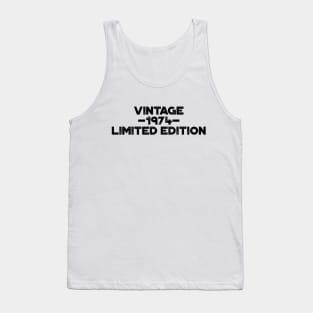 Vintage 1974 Limited Edition 50th Birthday Tank Top